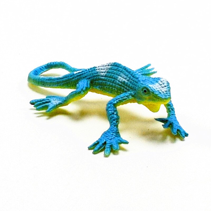 12pcs Lizards Reptile Simulation Plastic Forest Wild Animal Model Toys Tricks Ornaments Lifelike Figurine Home Decor Kids Gift