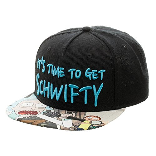 Bioworld Rick and Morty - Time to Get Schwifty Snapback Hat