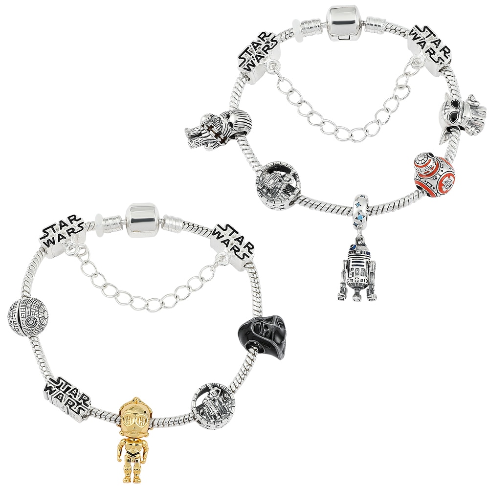 Disney Charms Crystal Beads Bracelet Marvel Superhero Pendant Bangle Star Wars Bracelet for Women Jewelry Accessories Fans Gifts