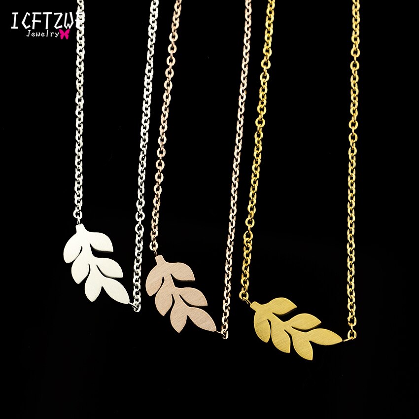 ICFTZWE Body Jewelry Stainless Steel Bracelets For Women Armbanden Voor Vrouwen Leaf Bracelet Bridesmaids Gift