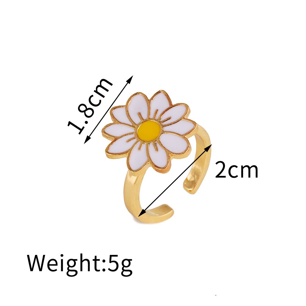 Vintage Daisy Flower Fidget Rings for Women Spinner Spiral Butterfly Spinner Rings Rotate Freely Anti Stress Anxiety Rings Gifts