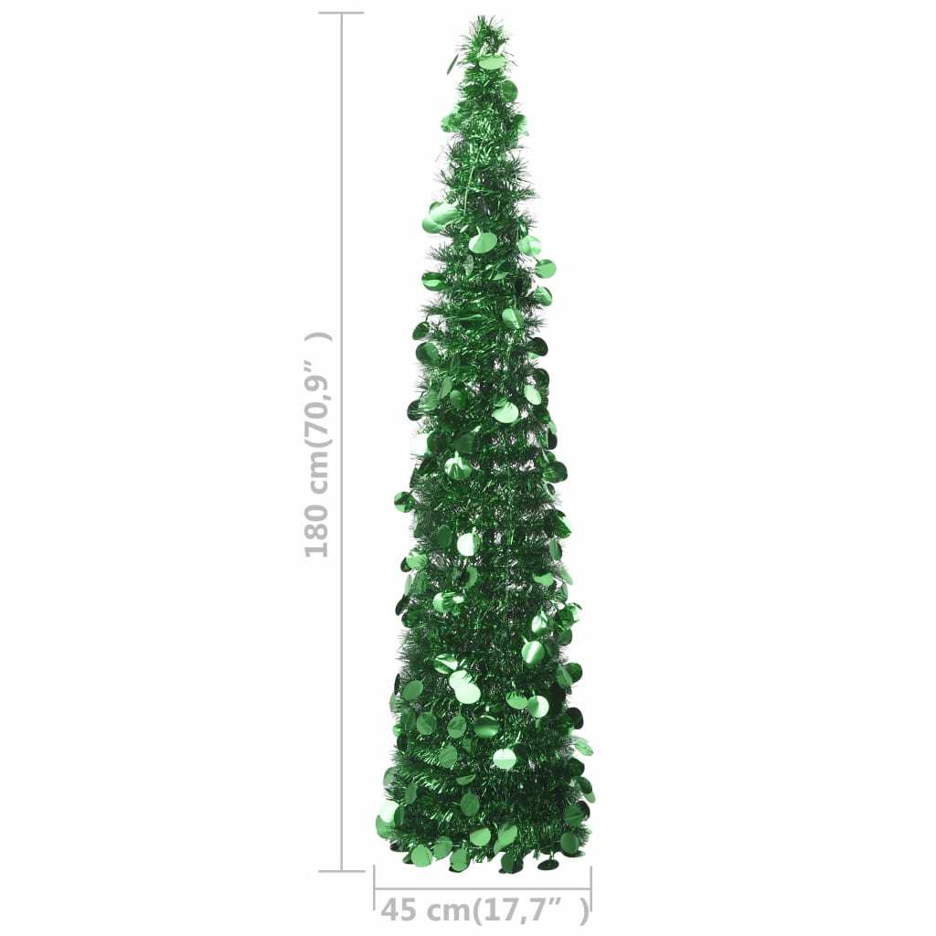 Pop-up Artificial Christmas Tree Green 70.9" PET