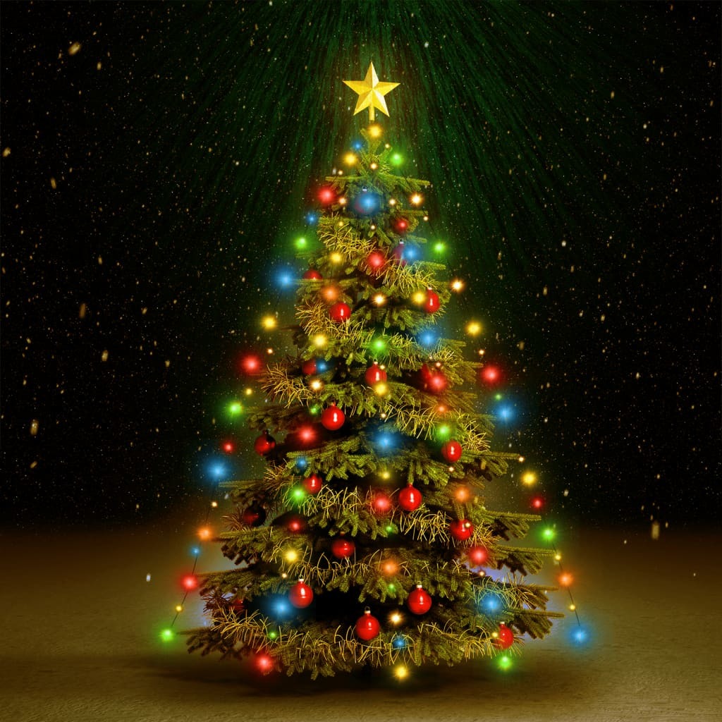 Christmas Tree Net Lights with 150 LEDs Colorful 59.1"