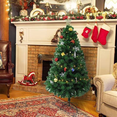 Bosonshop 5 Ft Christmas Tree 450 Tips Decorate Pine Tree with Light and Free Decoration Gift