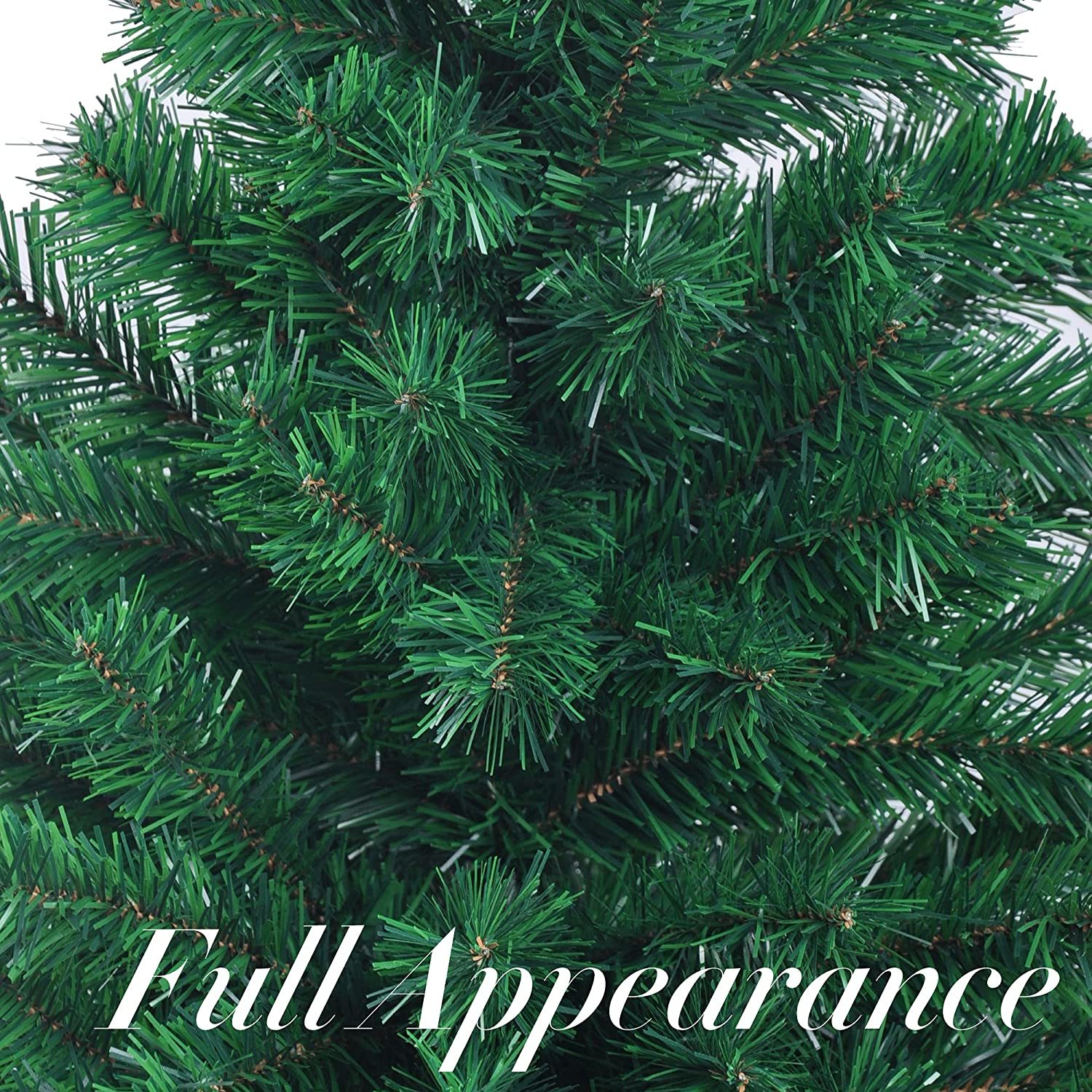10' Premium Spruce Christmas Tree W/Metal Stand, Green
