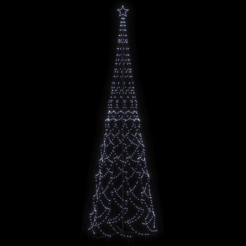 Christmas Cone Tree Cold White 3000 LEDs 90.6"x315"