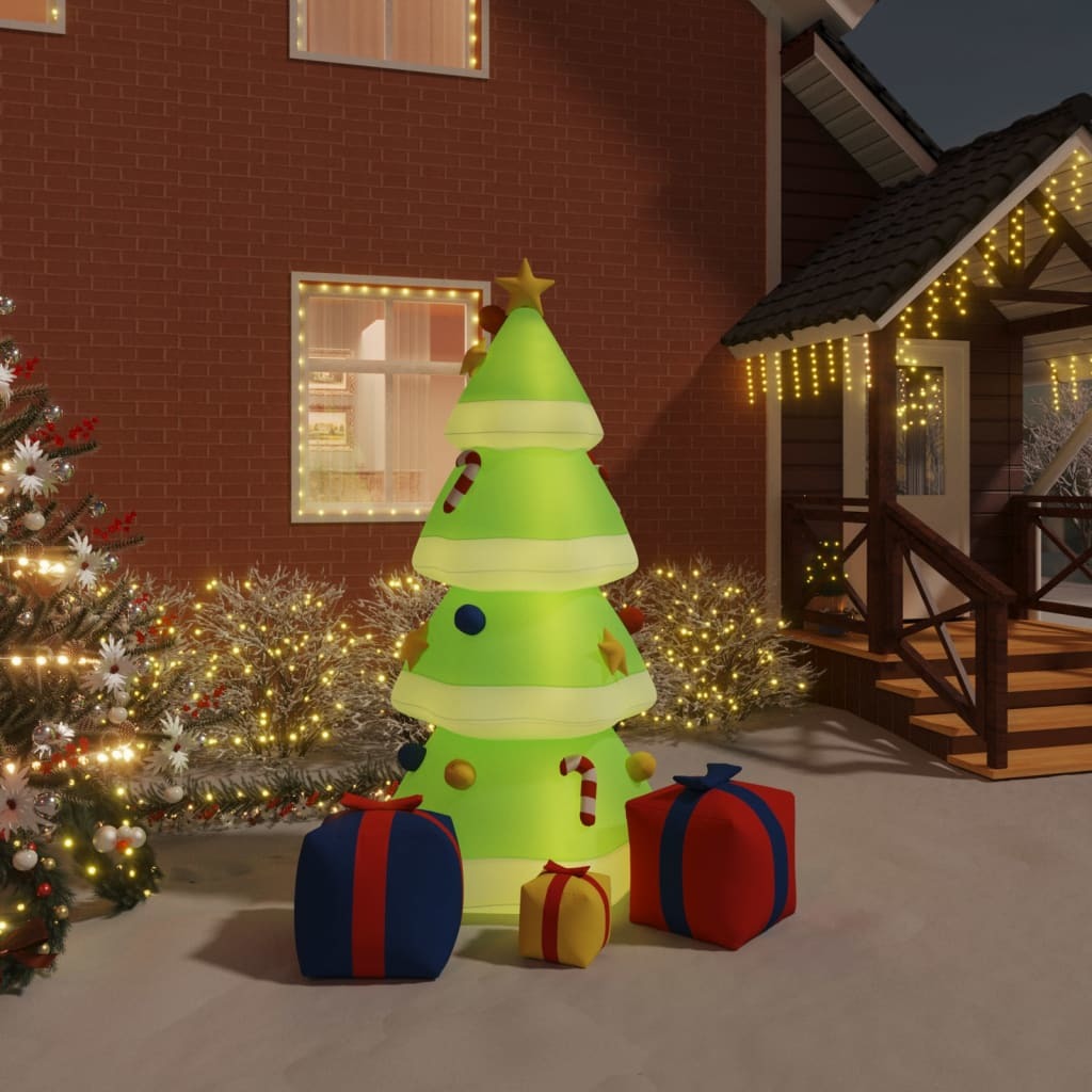 Inflatable Christmas Tree with LEDs 94.5"